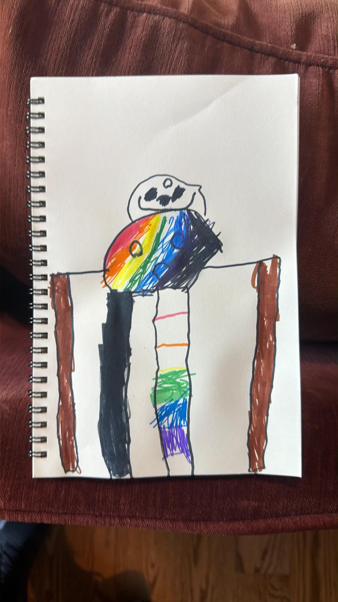 Original drawing of Rainbow Smash